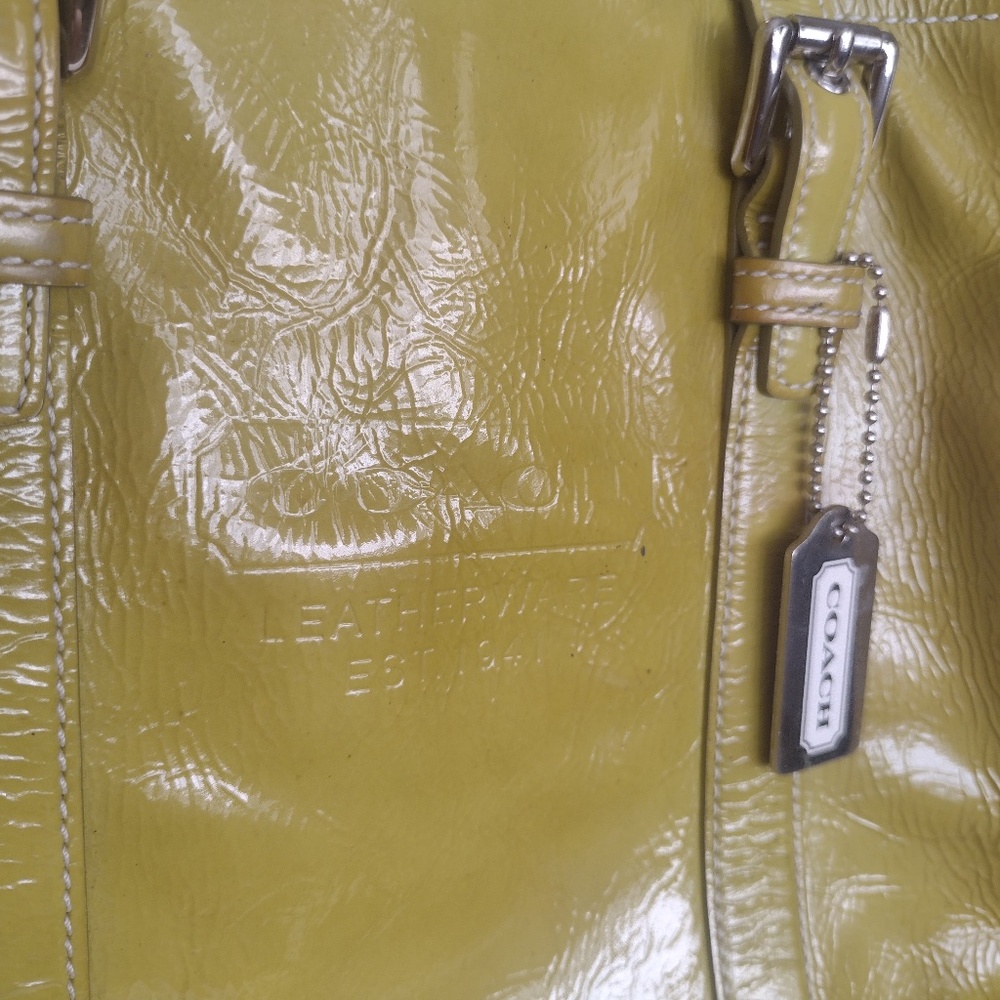 Coach Patent Leather Purse - Picture 2 of 16